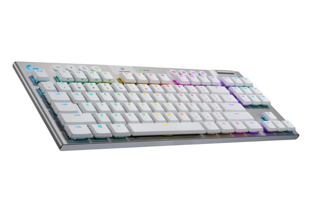 Teclado Mecânico Gamer Sem Fio Logitech G915 TKL RGB LIGHTSYNC