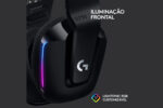 Headset Gamer Sem Fio Logitech G733 7.1 Dolby Surround RGB LIGHTSYNC, Blue VOICE para PC e PlayStation, Preto - OPEN BOX - Imagem 7