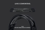 Headset Gamer Sem Fio Logitech G733 7.1 Dolby Surround RGB LIGHTSYNC, Blue VOICE para PC e PlayStation, Preto - OPEN BOX - Imagem 6