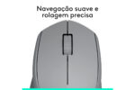 Mouse sem fio Logitech M280 com Conexão USB e Pilha Inclusa, Cinza - OPEN BOX - Imagem 3