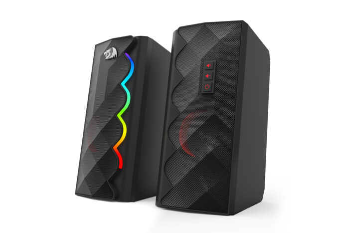 Caixa De Som Gamer Redragon Cipher Rgb Preto Gs522 5 V - Imagem 1