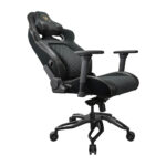 Cadeira Ergonômica Cougar Titan Pro V2, Preto, Ouro Preto Couro Sintético E Veludo - Imagem 2