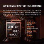 Water Cooler Cougar Poseidon Vistek Pro Argb 360 Tela Lcd - Imagem 8